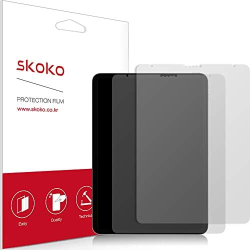 Skoko [2 Pack Anti-glare מגן על מגן תואם ל- iPad Pro 11 דור 6/5 / 4 דור 2020-2022, אנטי-גלגול מט, טביעות אצבע, התקנה קלה, תחושה רכה
